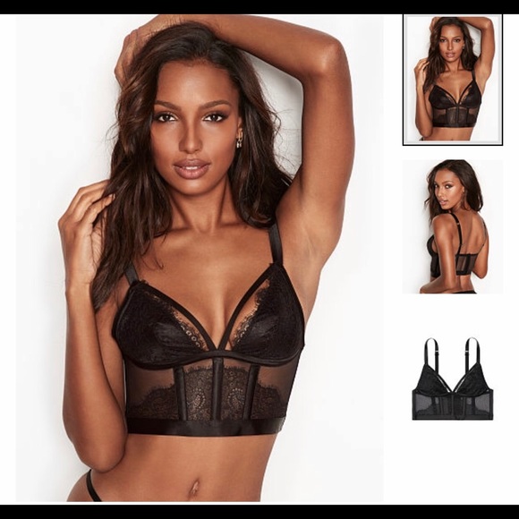 Strappy lace bustier  medium - Picture 3 of 3